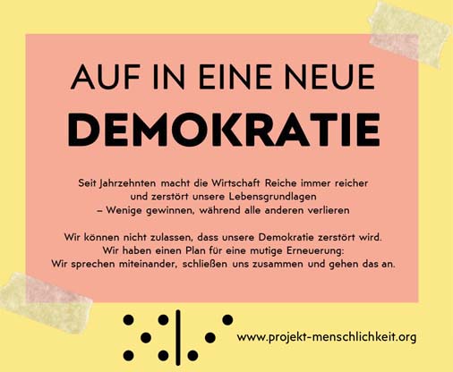 26.04.2024: Projekt Menschlichkeit. Einführungsvortrag in Markkleeberg 1 Projekt Menschlichkeit Markkleeberg 1