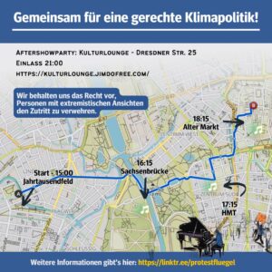 Protest Fluegel Klimakollektiv Projekt Menschlichkeit3